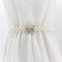 Women's Rhinestone Pearl Waist Chain Fashion Dress Decoration