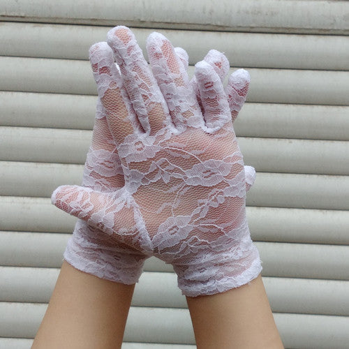 Children's sunscreen lace gloves