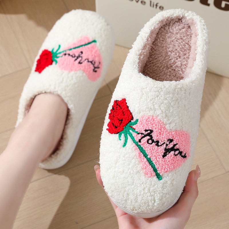 Indoor Home Plush Thermal Slippers