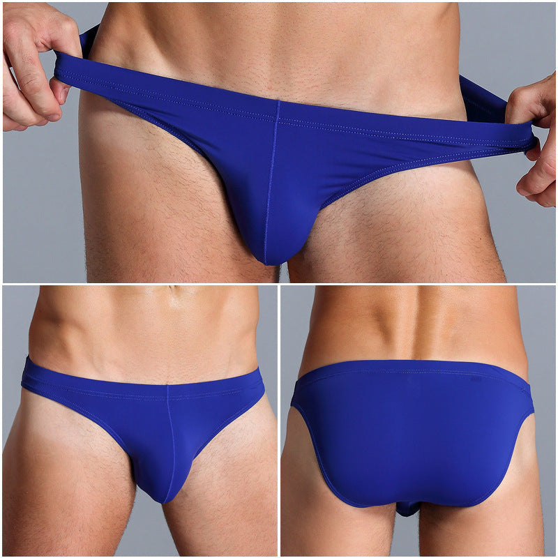 Ice silk men's briefs