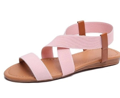 Flat bottom fish mouth sandals