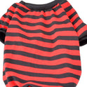 Casual striped round neck t-shirt pet dog clothes