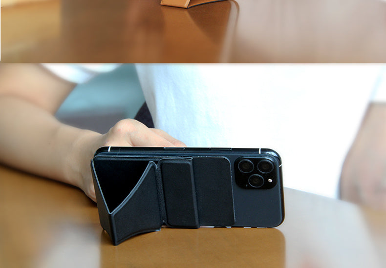 Invisible card phone holder