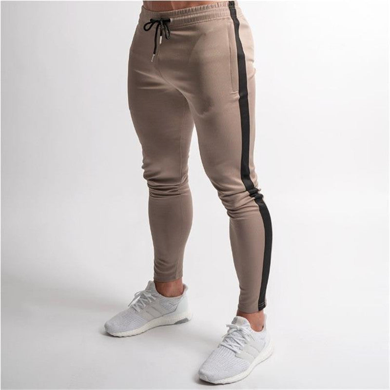 Colorblock casual sweatpants men