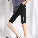 Shark Pants Women Wear Thin Black Leggings Spring And Autumn Five-point Tight Cycling Shorts