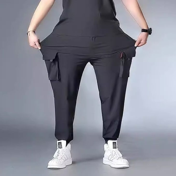 Men's Fashion Ice Silk Thin Sports Trousers