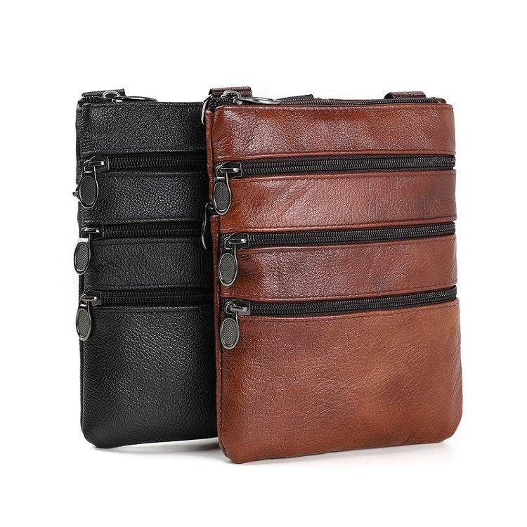 Men's Real Cowhide Men's Bag Shoulder Casual Fashion