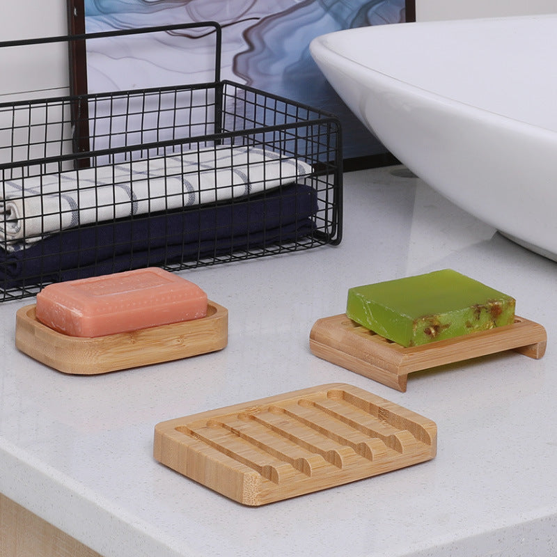 Bamboo Hotel Toilet Soap Rack