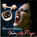 Halloween Vampire Teeth Retractable Fangs Masquerade Party Horror Zombie Teeth Cosplay Costume Props