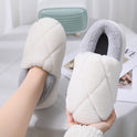 Simple Non-slip Woolen Floor Slippers With Soft Soles