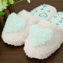 Non-slip plush cotton slippers