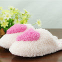 Non-slip plush cotton slippers