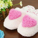 Non-slip plush cotton slippers