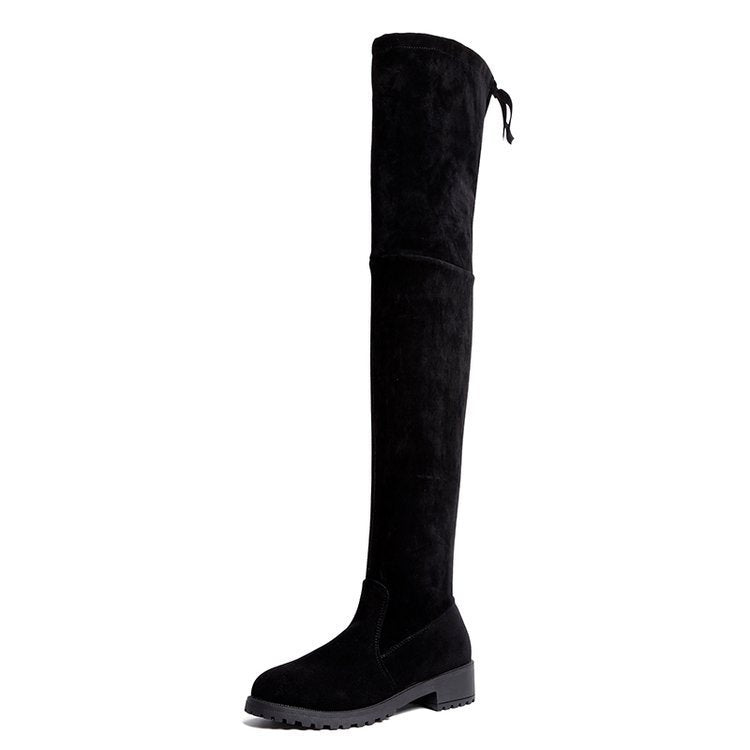 Women's Autumn and Winter Flat High Boots