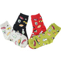 Creative cartoon life food sushi women's medium tube cotton socks