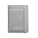 Pu Leather Passport Bag Rfid Multiple Card Slots Multifunctional Certificate Holder