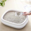 Deodorant semi-enclosed cat litter box