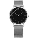 Men's alloy mesh belt watch