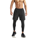 Fake Two-piece Trousers Casual Quick-drying Fitness Pants