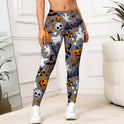 Halloween Bat Ghost Yoga Pants Pumpkin