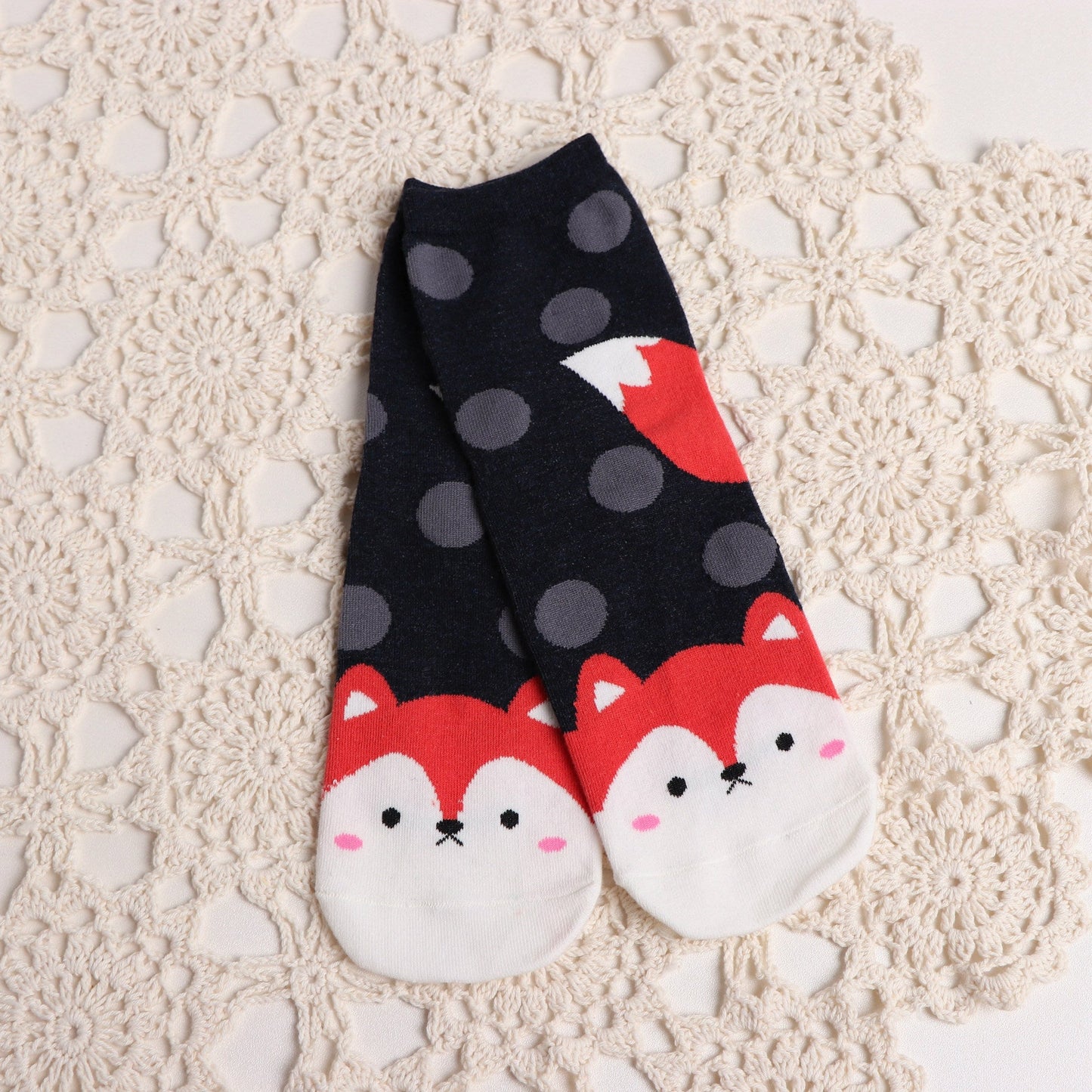 Cartoon Animal Candy Bar Female Socks Animal