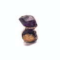 Retro Natural Amorphous Broken Bronze Adjustable Ring