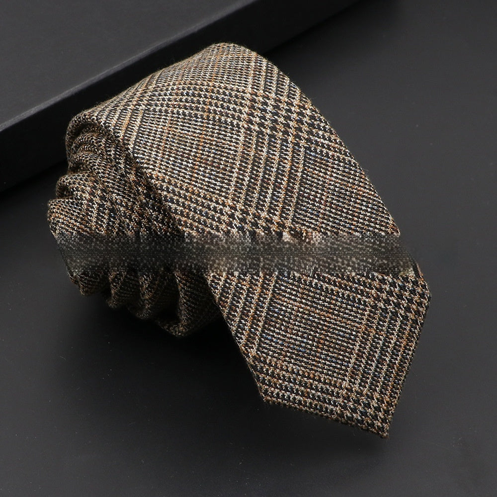 Artificial Woolen Necktie Korean Casual Accessories