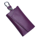 Large Capacity Real Leather Car Key Case