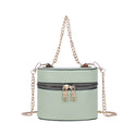 Chain crossbody bucket bag