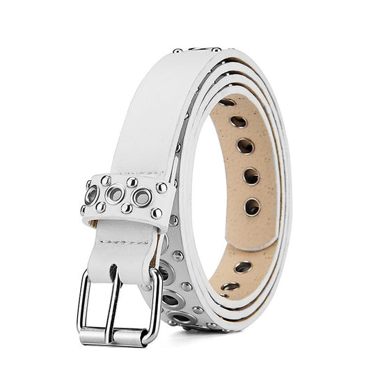 Fashion All-match Air Hole Hollow Decoration Belt