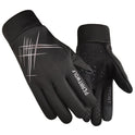 Men's And Women's Touch Screen Winter Fleece-lined Skiing Non-slip Bicycle Motorcycle Warm Gloves