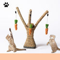 Theclimbing frame sisal rope scratchingtoytoys, sisal grinding claws scratching post platform pet supplies