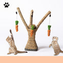 Theclimbing frame sisal rope scratchingtoytoys, sisal grinding claws scratching post platform pet supplies