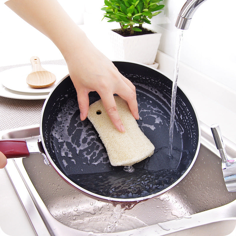 Home kitchen dishwashing loofah brush