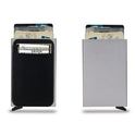 Men's Anti-theft Brushed Metal Wallet Ultra-thin