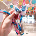 Children's Cartoon Color Bow Wig Hair Rope