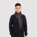 Imitated cashmere color matching casual men's thick scarf