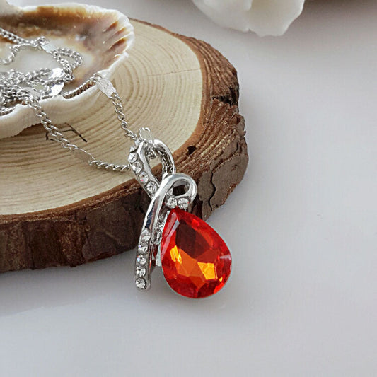 Drop Crystal Necklace