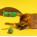 Cat Balls Cat Hide And Seek Toys Kitten Teasing Stick Self-Help Relief Sisal Balls Cat Teething Pea Toy Balls Supplies