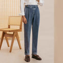 Spring And Autumn New Straight Loose Washed-out Casual Pants