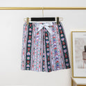 Women's Cotton Silk Pajama Pants Summer Thin Shorts Loose Casual