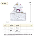 Coral Fleece Warm Portable Pet Cloak Pajamas