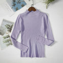 Early Autumn Half Turtleneck Sweater Ladies Pullover