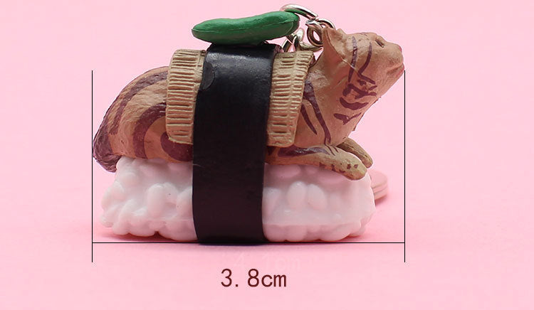 Cute Sushi Cat Bag Clothing Pendant