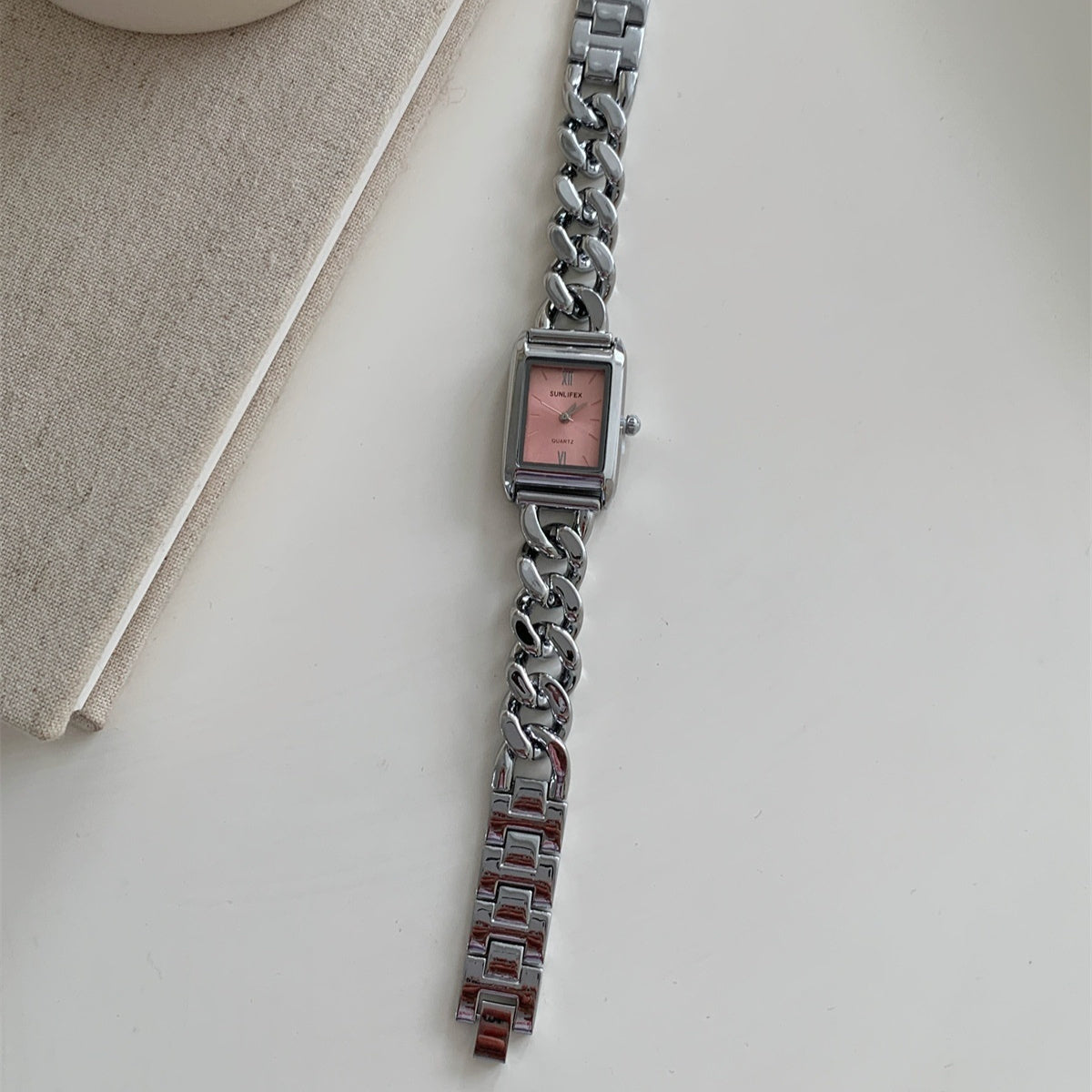 Classic Simple Design Chain Watch Female