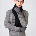 Imitated cashmere color matching casual men's thick scarf