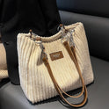 Women's Fashion Casual Large Capacity Corduroy Shoulder Bag