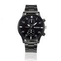 Fashionable Men's Sports Quartz Steel Band Watch