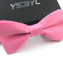 Matte Men's Solid Color Wedding Bow Tie Gentleman Polyester