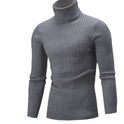 Men's Turtleneck Long Sleeve Sweater Casual Sweater Top